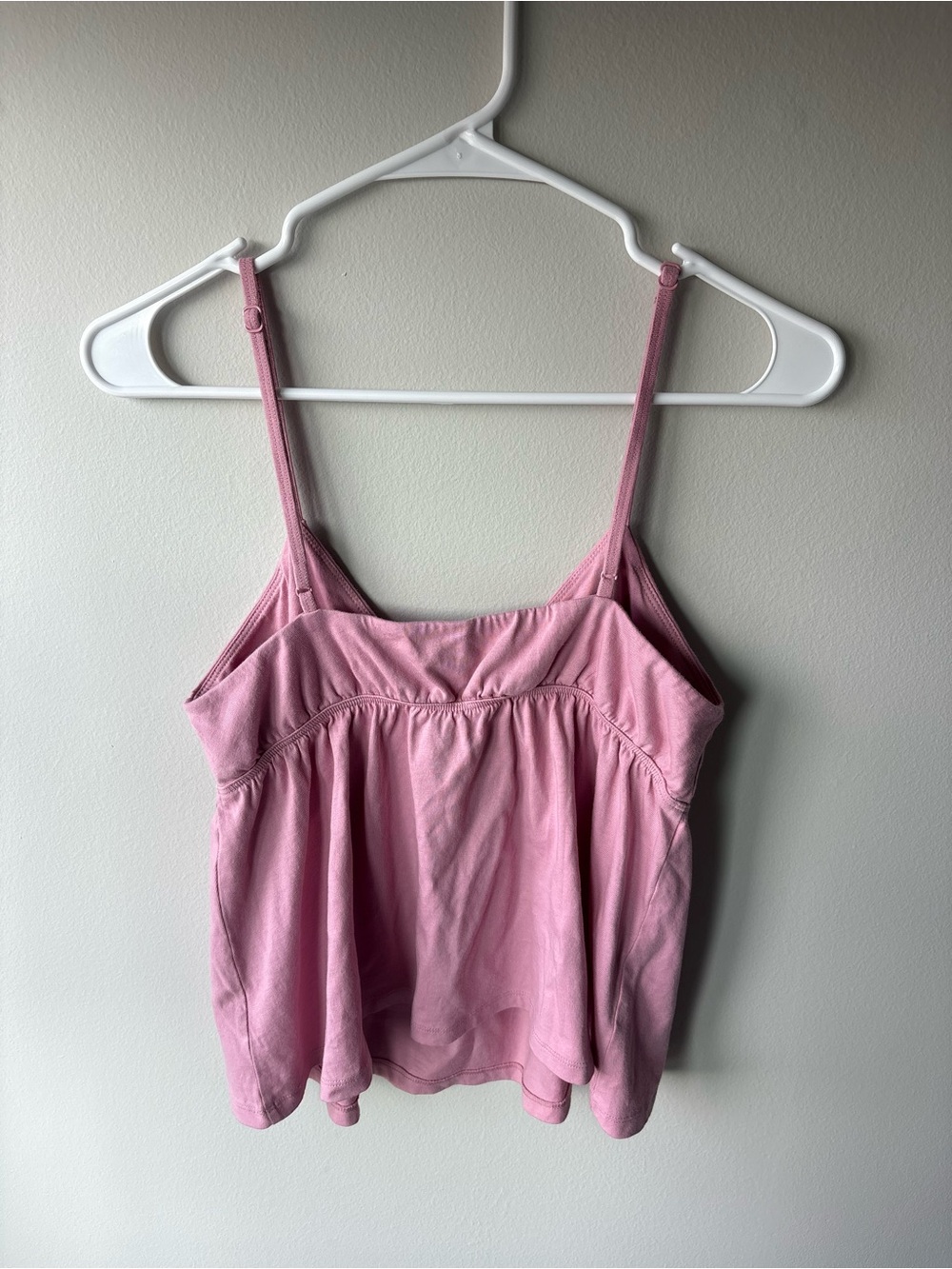 Aritzia Pink Adjustable-Strap Flowy Tank